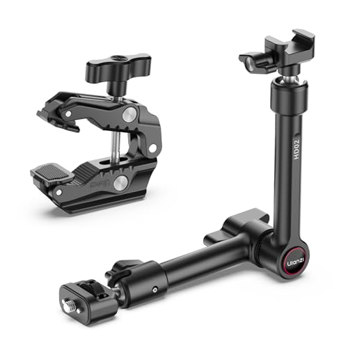 ULANZI HD02 10" Camera Magic Arm Super Clamp Kit with 360° Ball Head Clamp