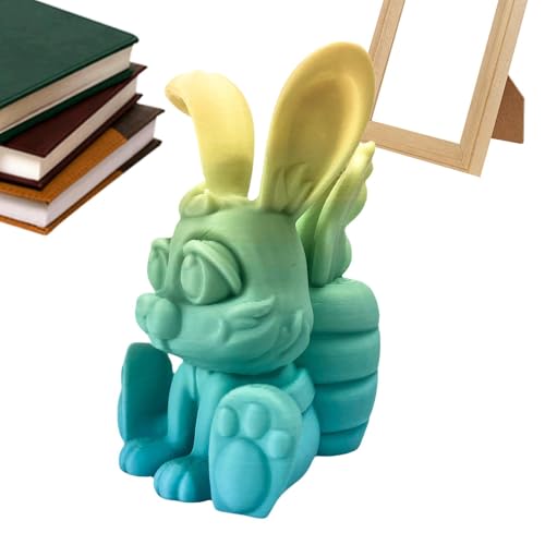 Genérico Decoración De Pascua De Conejo, Decoraciones De Pascua Hayan | Conejo -Decor -Toys Figura, Portátil Conejo Huevos Pascua Cesta De Pascua Para Amigos Familias Jóvenes