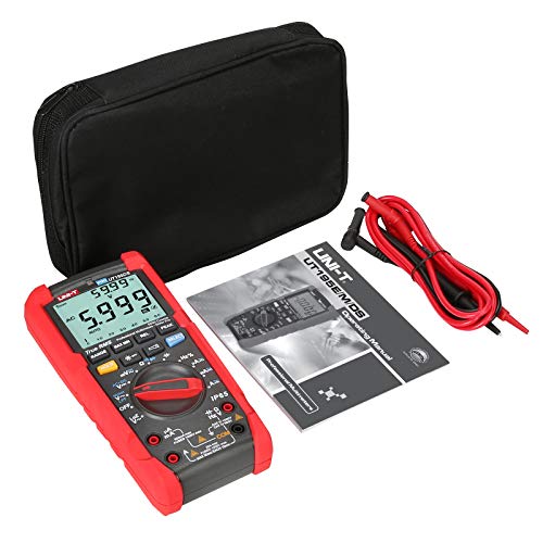 Image of UNI-T Industrial Digital Multimeter UT195DS (IP65, 2M Drop Test) True RMS 6000 Counts AC DC Voltage Current LOZ ACV Resistance Capacitance Frequency Duty Cycle Diode Continuity Test Auto /Manual Range