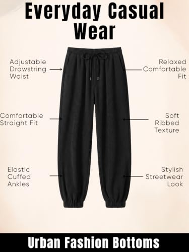 Image of GRECIILOOKS Men's Cotton Cargo Track Pants - Loose Fit Joggers for Men | Korean Style Travel & Lounge Wear with Pockets (Available in Plus Size)
