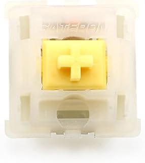Gateron MX Switch Keyboard Dedicated Shaft Body Off Black red Brown Blue Green Yellow 5pins Suitable for GK61GK64 GH60 Yellow Shaft(Yellow 70Pcs)