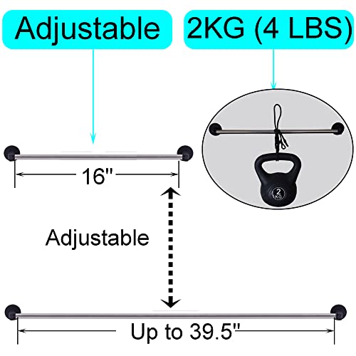 Yyst SMT0509 Type B 39.5 Inch Magnetic Curtain Rods For Metal Doors Magnetic Rod Extends For Iron And Steel Place, Magnetic Cafe Curtain Rod- W Magnets thumb #1