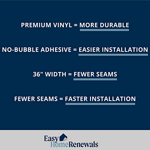 Instant Granite Premium Kitchen Countertop Vinyl Laminate Cover | Easy Installation | Displays No Seams | Peel & Stick | Durable Self-Adhesive | 36” X 144” | Marble Design | Venetian Gold (12Ft) #TOP1