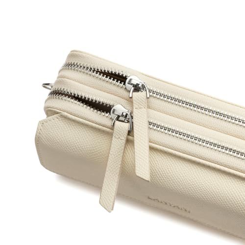 Image of Lanyani RFID Crossbody Wallet Wristlet Purse with Phone Pocket For Women Vegan Leather