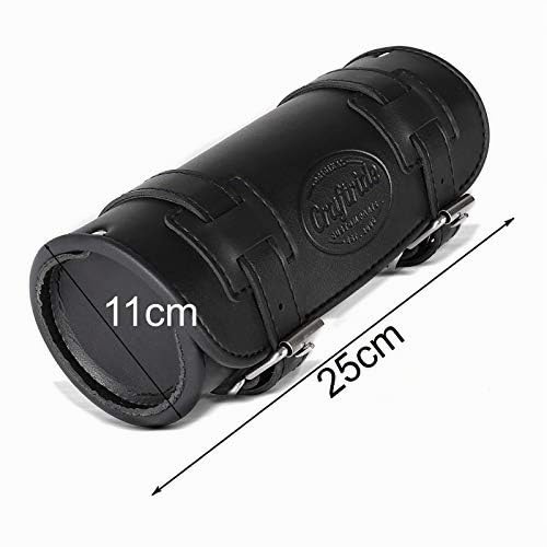 Sacoche Fourche Outils Elgin pour Moto Custom Bobber Cafe Racer Scrambler 2,4l Noir