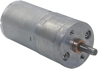 Reduction Engine High Torque Geared Dc Motor, 25GA-370, 24v High Torque Micromotor, Dc Electric Motor, Low Speed Motor high Torque Rotating Variable (Color : 12V, Size : 26rpm)