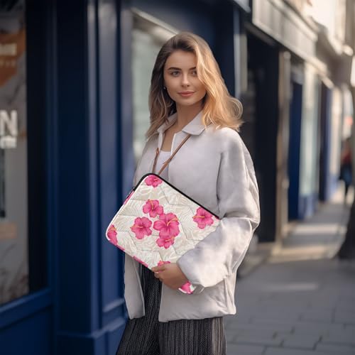 Funda para laptop Hibiscus de 13-14 pulgadas, resistente y ligera miniatura 6