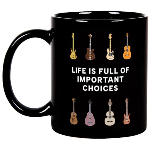 Yanprint Funny Gifts for Guitarist, Guitar Lover Coffee Mug, Birthday Christmas Gifts for...