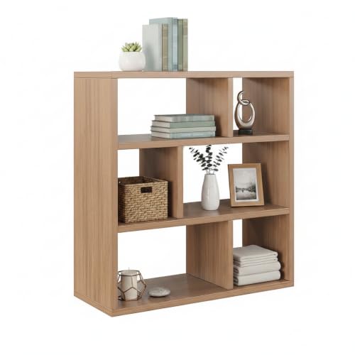 Image of FURNEASER Wall Shelves for Living Room, Hanging Decoration & Corner Display Shelf, Modern & Stylish Bookcase Bookshelf for Home Office Wall Decoration (EN3)