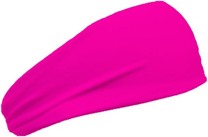 Bondi Band Solid Moisture Wicking Headband, Bright Neon Pink, 3" (HB-3860-3) : Clothing, Shoes & Jewelry
