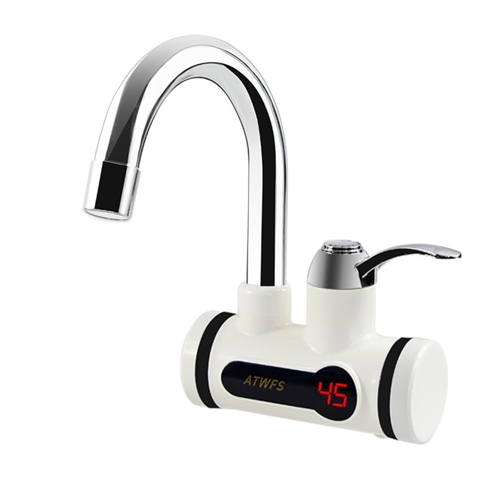 Electric Tap Electric Kitchen Water Heater Tap Instant Hot Faucet Cold Heating Tankless Instantaneous(Digital lateral smal)