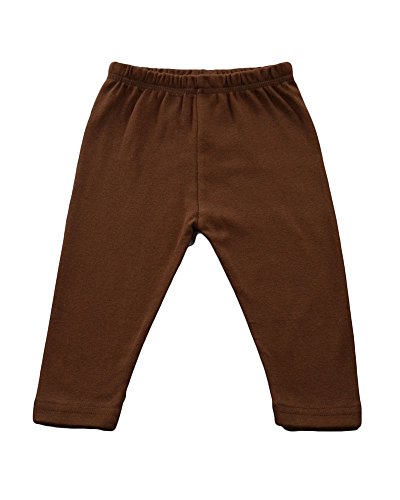 Monag Toddler Baby Rib Leggings, Chocolate, 4y