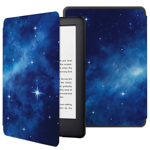 Funda para Kindle Paperwhite 11.ª, Carcasa Ligera con Función De Encendido Y Apagado Automáticos para El Lector Electrónico 6,8" Kindle Paperwhite 2021 - Grandes Estrellas Titilando