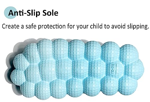 Sharllen Cloud Slides for Boys & Girls - Non-Slip House Slippers for Kids - Beach Slide Sandals in Black, White & Beige4