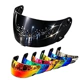 PSLER Qualifier Visor- Qualifier DLX Shatterproof Helmet Visor Motorcycle Face Shield Accessories Replacement...
