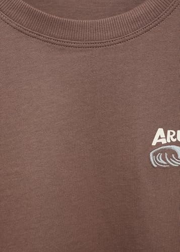 Image of Alan Jones Clothing Boys Oversized Cotton Printed T-Shirt | Round Neck, Short Sleeves, Casual Wear