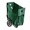 UPP Opvouwbare blad- en tuinwagen, 190 liter, ideaal voor bladeren, gras, aarde, tuinafval, hout, belastbaar tot 110 kg…