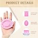 JJUNW 4 Pcs Photo Frame Silicone Molds, Baroque Style Air Dry Clay Molds, Mini Frame Molds Silicone for Cupcake Topper Cake Decoration Chocolate Candy Polymer Clay Gum