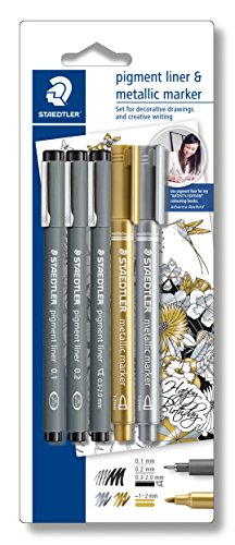 Staedtler Pigment Liner ensemble de feutres d'écriture fins