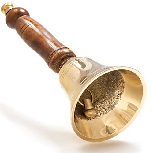 Brass Handbell With Wooden Handle - Perfect For Weddings And Special Occasions #TOP5