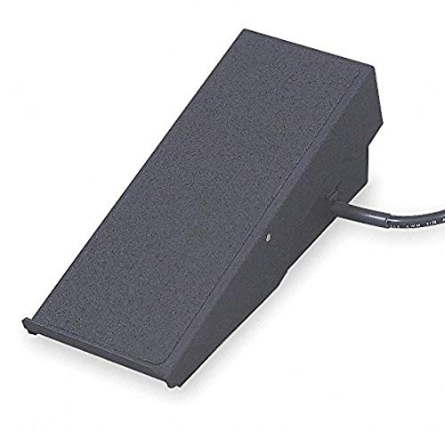 Buy 1 get 1 Linemaster OHASAB-10K Varior Foot Switch, Electrical, Single Pedal, Momentary, Variable Control, No Guard, Black, Heel Rest, 25 ft. Cord, Compatible with Lincoln