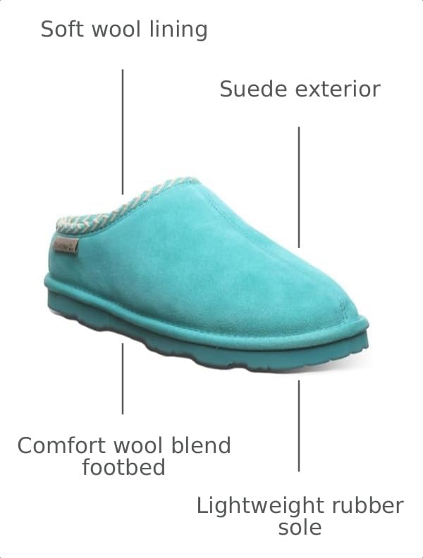 Image of BEARPAW Tabitha Women's Indoor & Outdoor Slippers | Comfortable & Lightweight Indoor & Outdoor Shoe for Women, Multiple Colors & Sizes