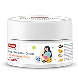 LuvLap Naturals Nipple Butter Cream for Sore & Cracked Dry Nipples, 100% Natural, Safe for Baby & Breast Feeding Moms, No Taste & Odour, Dermatologically Tested, Maternity Essential, 25g