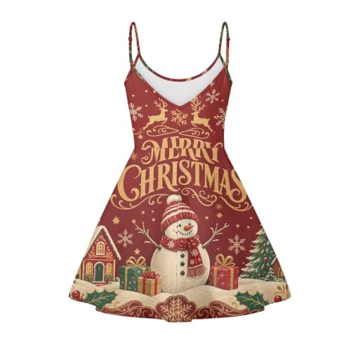 Image of Coloranimal Women's Summer Sleeveless Casual Swing Dresses with Loose Fit Beach Sundress