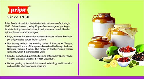 Priya Pickle Combo Pack - Mango & Gongura (2 X 300 gm)