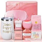 Gift Baskets for Women: Stocking Stuffers for Women Teen Girls Christmas Valentines Day Happy Birthday Mothers Day Gifts for Mom Her Friend Sister Wife Grandma Coffee Mug Set