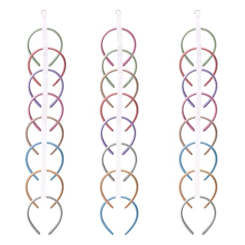 Cajas y organizadores | Organizador De 3 Piezas Para Diadema, Diseño Que Ahorra Espacio, Soporte Colgante Para La Diadema, Accesorio Para El Cabello, Solución De Almacenamiento Para Mujeres