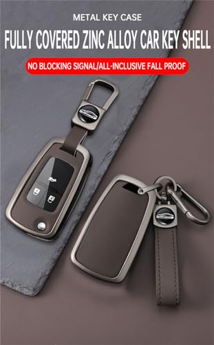 Coque de clé en métal pour Buick Cascada 2-5 boutons protection totale