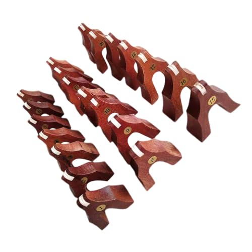 Toddmomy Guzheng Parts Kit 21pcs Wooden Guzheng Bridges Lightweight Enhance Your Playing Experience