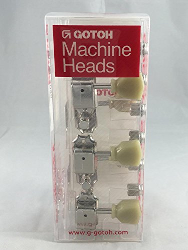 Gotoh Jeu d’accordeurs japonais 3+3 Nickel pour PRS, Gibson – Kluson Style SD90-SLN Mécaniques pour guitare acoustique… - Les Beatles, Paul McCartney, John Lennon, RIngo Starr, George Harrison Gotoh Jeu d'accordeurs japonais 3+3 Nickel pour PRS, Gibson - Kluson Style SD90-SLN Mécaniques pour guitare acoustique… – Image 5