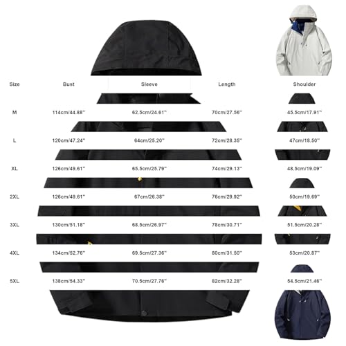 Chaqueta ligera de hombre chubasquero impermeable transpirable softshell 5