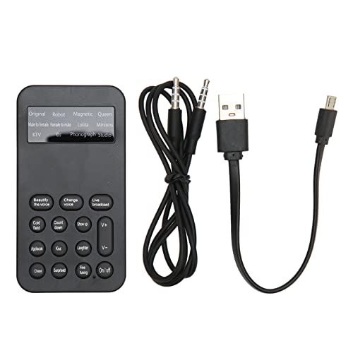 Changeur de voix portable Ejoyous mini carte son 8 effets