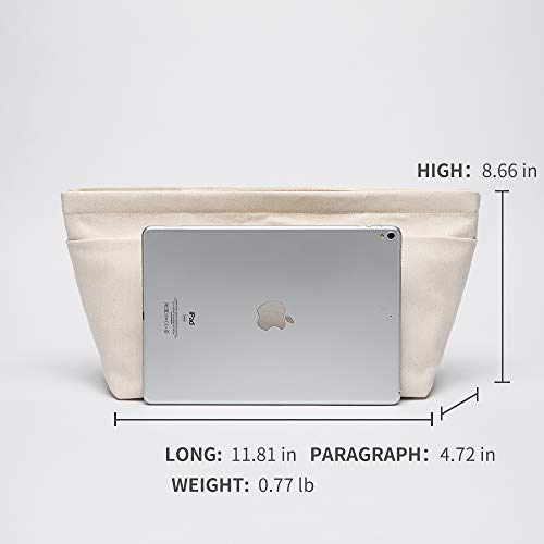 Yonben Tote Purse Organizer Insert Handbag Organizer Handbag Shaper Handbag Liner Insert Bag In Bag Divider Organizer Insert (L-With Zipper) #TOP4