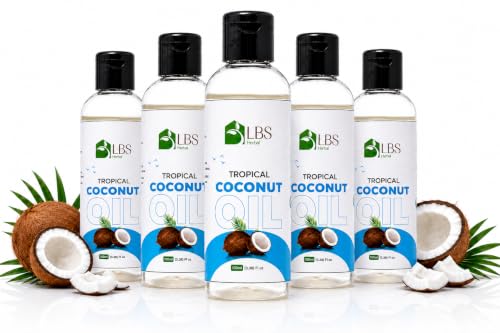 Image of Sweet Coconut Oil 100% Pure Cold Pressed | Extra Virgin Natural Carrier Oil for Hair, Skin & Body Massage | Deep Moisturizing Oil for Soft & Healthy Looking Hair | 100ml (Pack of 5)