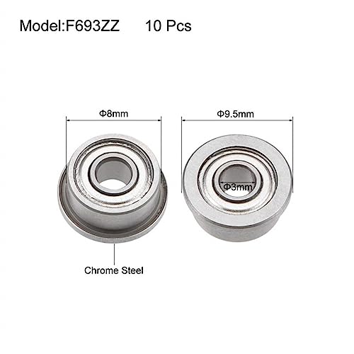 Roulements F684ZZ pour stabiliser les axes rotatifs de modélisme - 3