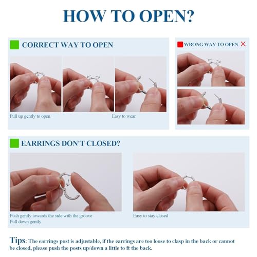 Iced Out Hoop Earrings 925 Sterling Silver D Color VVS Moissanite Huggie Cartilage Cuff Hypoallergenic Luxury Fashion Round Circle Silver Gold Hoop Earrings For Women4