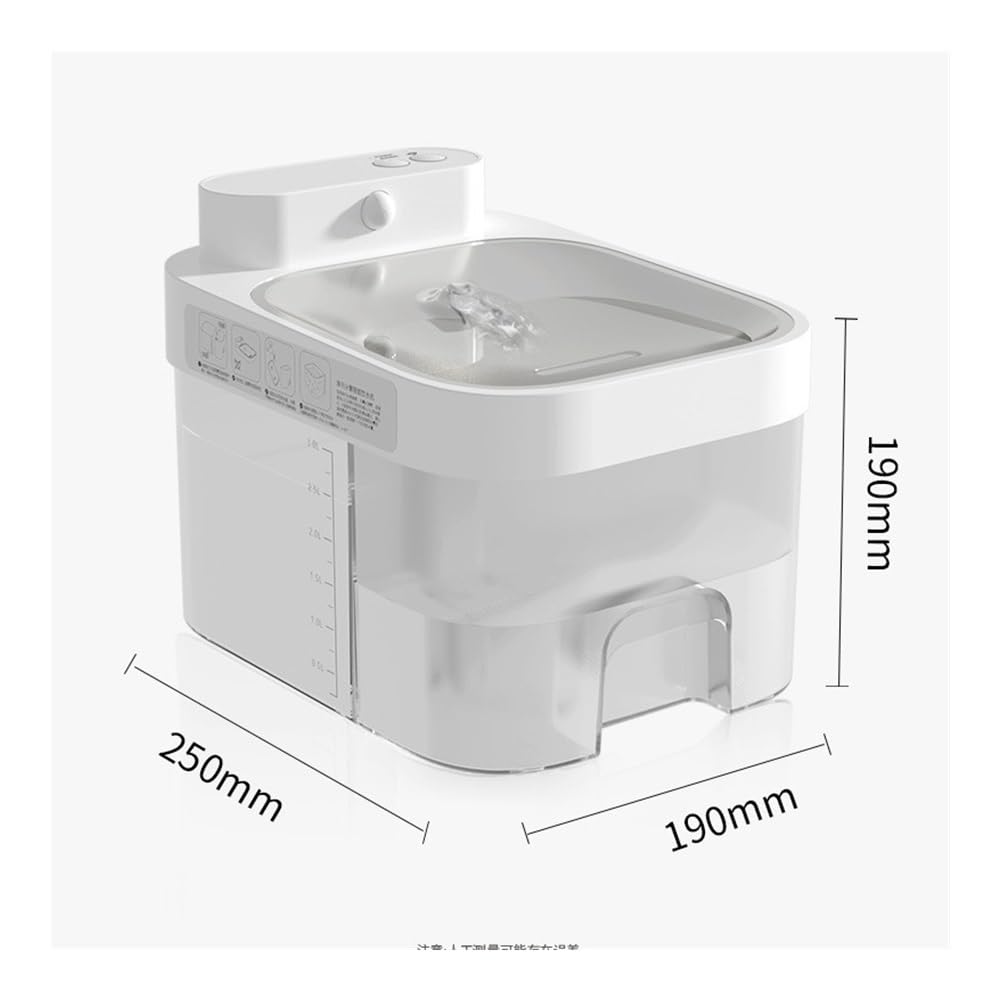 Fontana automatica for animali domestici, distributore d'acqua circolante for cani e gatti con filtro(EU)