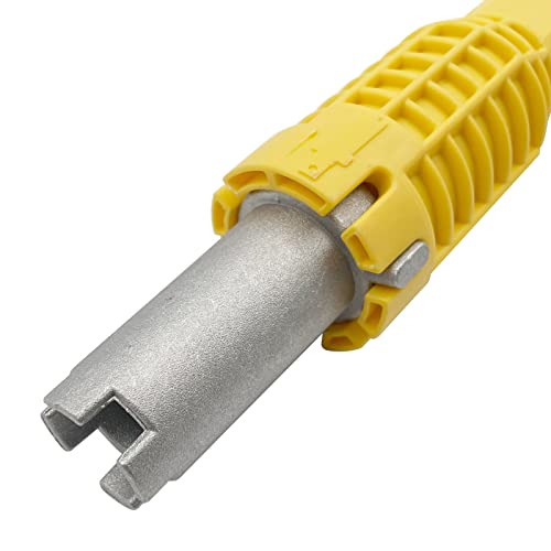 Image of Basin Wrench, Faucet and Sink Installer Tool Multifunctional Plumbing Tool Pipe Extractor for Sink Bathroom Kitchen Toilet Plumbing