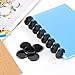 100Pcs 2 inches Discbound Expansion Discs, Black Plastic Binder Rings Discs Book Binding Discs for DIY Notebooks and Planner Scrapbooking Supplies