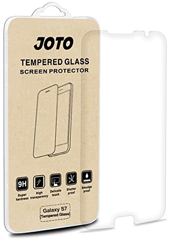 Samsung Galaxy S7 Tempered Glass Screen Protector - JOTO Galaxy S7 Tempered Glass Screen Protector Film Guard 0.30 mm Rounded Edge Real Glass Screen Protector for Samsung Galaxy S7 2016 (1 Pack)