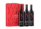 Apto para veganos Arienzo de Marqués de Riscal - Vino tinto Crianza Denominación de Origen Calificada Rioja, Variedad Tempranillo, 18 meses en barrica - Estuche 3 botellas x 750 ml - Total 2250 ml