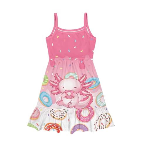 Youngerbaby Dresses for Toddle Girls 3-14T Spaghetti Strap Midi Dress Back to School Dresses One Piece Sundresses4