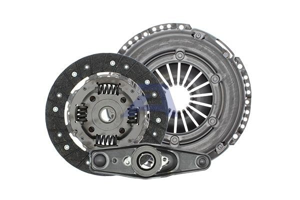 AISIN Kit de embrague con plato de embrague con cojinete de desembrague Compatible con VW Polo V Hatchback 6R1, 6C1 KE-VW07