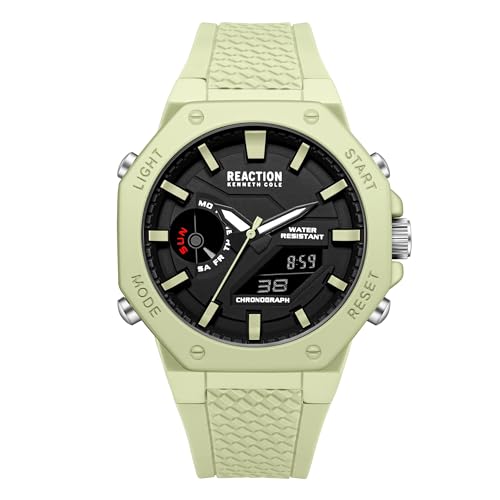 Image of Kenneth Cole Reaction ANA-DIGI Black Dial Men's Watch - KRWGP0069103