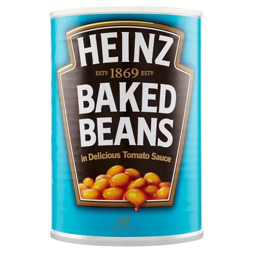 Frijoles horneados en una rica salsa de tomate, 415 g (paquete de 8) 'Deliciousness that brings a smile' cesta de regalo para todas las ocasiones