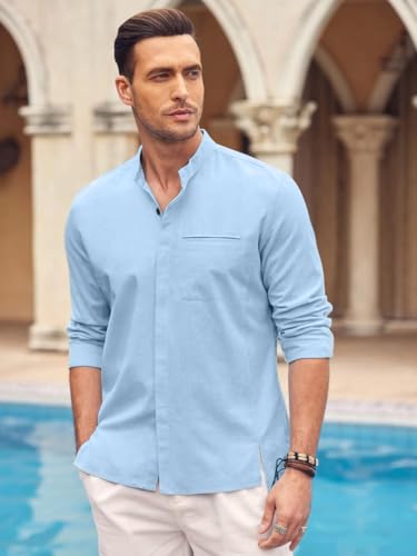 Image of Bellstone Men's Solid Cotton Shirt | Casual | Plain | Full Sleeve | Summer-Regular Fit| Men Stylish Shirt | Everyday Formal Wear |Soft Breathable Fabric | Everyday Smart Casual Wear